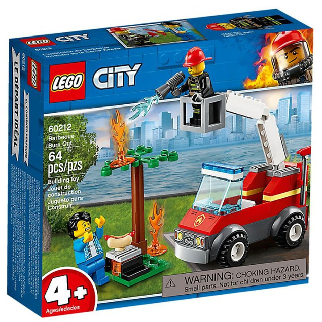 Płonący grill klocki zestaw CITY 60212 LEGO