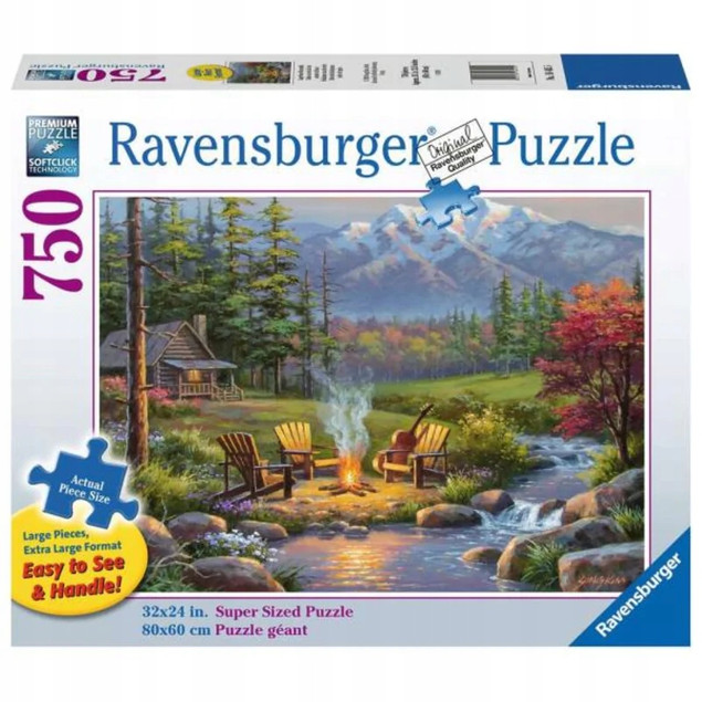 Puzzle 750 Salon nad rzeką, Ravensburger