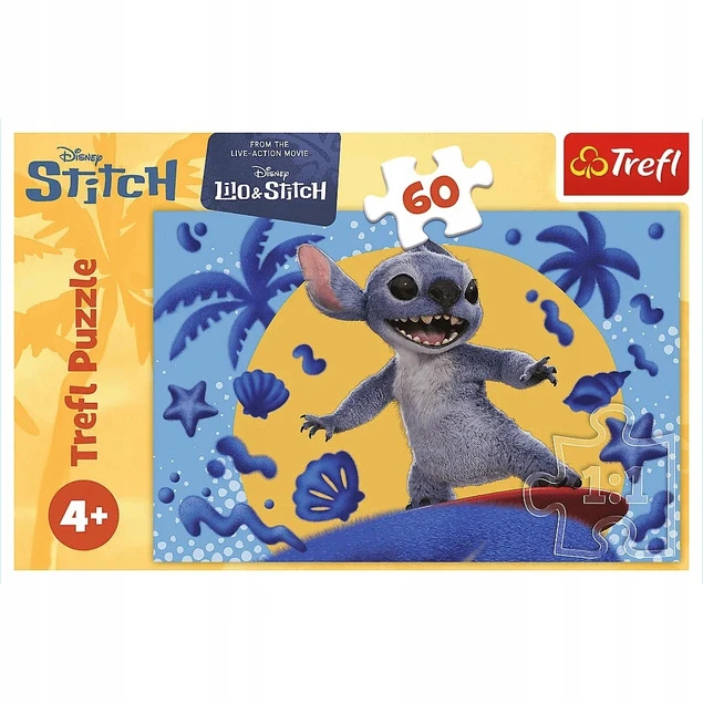 Układanie puzzli Lilo & Stitch