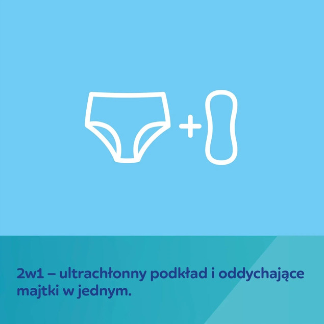 CANPOL Zestaw 2x Majtki Poporodowe 2w1 L/XL + Chusteczki Naw. 60szt. Gratis