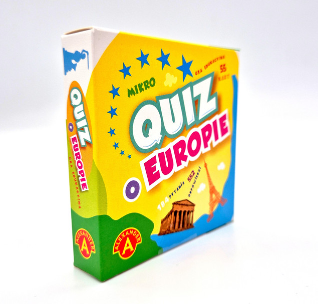 Gra planszowa Mikro Quiz o Europie Alexander