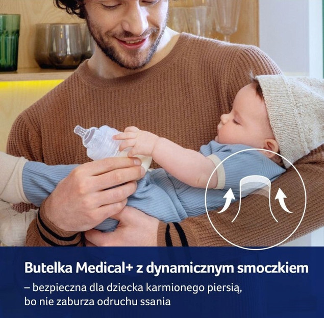 LOVI Butelka MEDICAL+ 150 ml Smoczek 0M+ 21/565