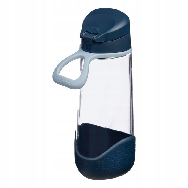 B.box Bidon Tritanowy 600 ml Midnight z Ustnikiem dla Dzieci do Szkoły