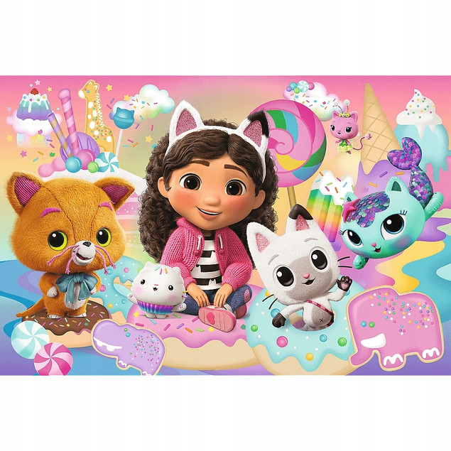 Trefl Puzzle 24 Maxi Koci świat Gabby Universal 14381 dla Dzieci 3+