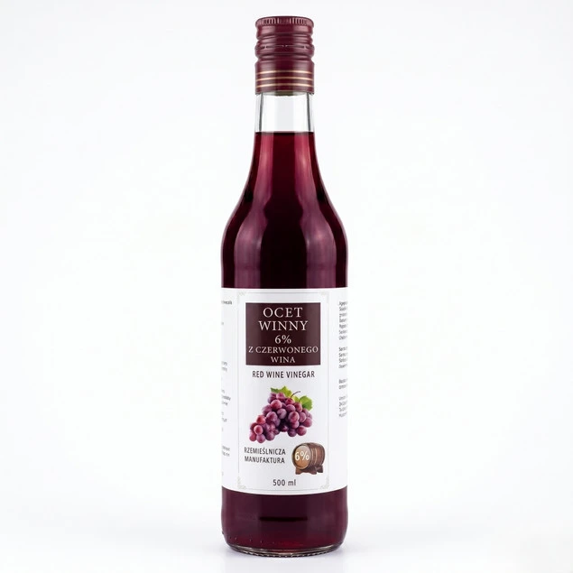 Ocet Winny PolBioEco Czerwony 500ml
