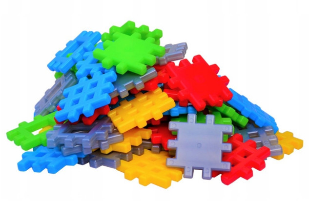 Klocki Konstrukcyjne WAFLE ADUSIE 90 el. KOSTKA 12M+ Mejpol 045758