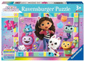 Puzzle dla dzieci 2D: Koci Domek Gabi 35el