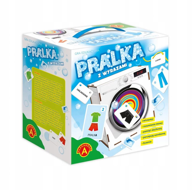 PRALKA z Wyrazami Gra Edukacyjna Rekwizyty 5+ Alexander 2239