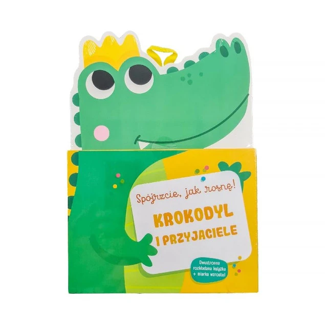 Książka z miarką wzrostu. Krokodyl Praca zbiorowa