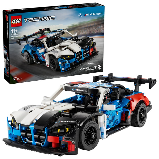 LEGO Technic 42226 BMW M4 GT3 EVO Samochód Wyścigowy Model do Budowania