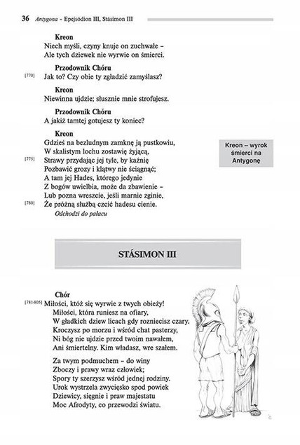 Lektura Z Opracowaniem ROMEO I JULIA ANTYGONA SKĄPIEC Greg