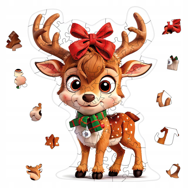 Puzzle Alexander 50 elementów Caramel Reindeer