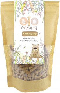 OTO Chrupki Naturalne KUKURYDZIANE Kakaowe BEZ CUKRU 25g Otolandia