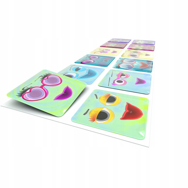 KLOCKI MELI Figurki EMOTI RAINBOW 12 sztuk - Rozwój Emocji i Kreatywności