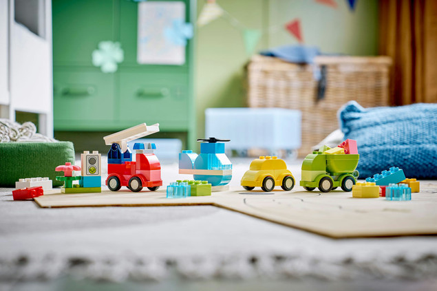 LEGO Duplo 10474 Kreatywne Pojazdy – Zestaw Klocków dla Maluchów