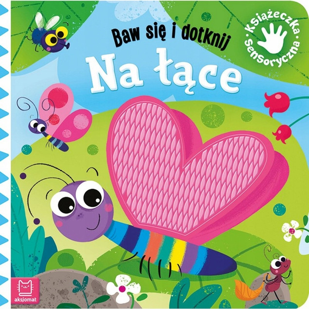 Pakiet Baw Się i Dotknij Na Wsi i Na Łące Książeczki Sensoryczne Aksjomat