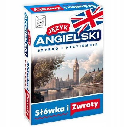 Gra Planszowa Język Angielski Słówka i Zwroty Kangur A1-B1
