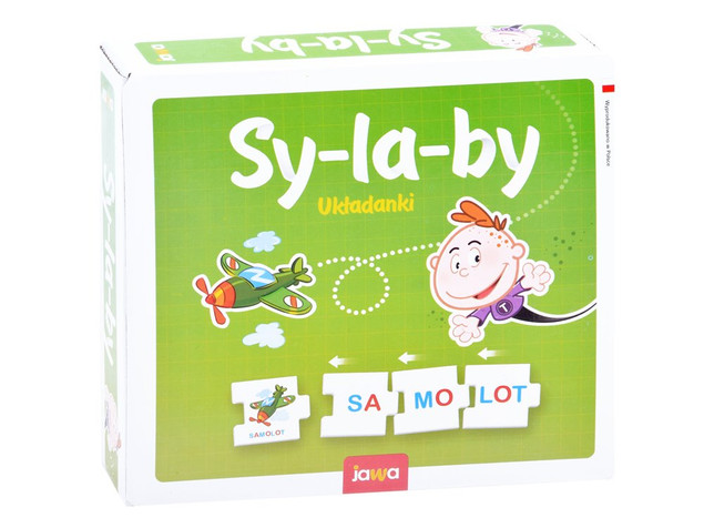 Sylaby Gra Edukacyjna Planszowa Układanki Nauka Czytania 6+ Jawa 0734