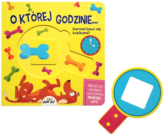 O której godzinie…? Książka z magiczną lupą Luca Leone, Paolo Mancini