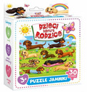 Puzzle Kangur Jamniki 30 el. Dzieci kontra Rodzice Rodzinne