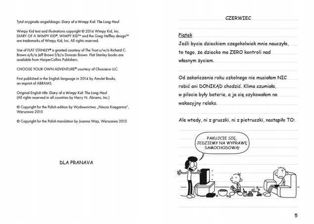 Dziennik Cwaniaczka Droga Przez Mękę Jeff Kinney 6+ Nasza Księgarnia
