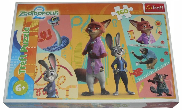 Puzzle Disney Zootopia 160 el. Trefl - opakowanie
