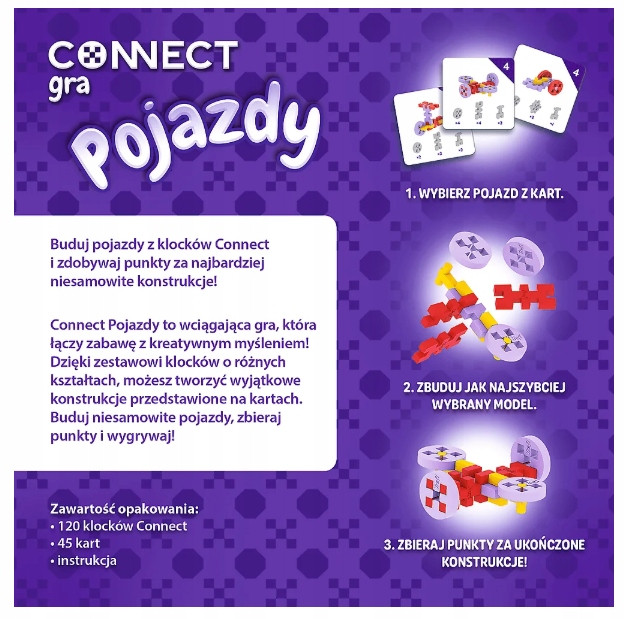 Gra planszowa CONNECT POJAZDY Trefl
