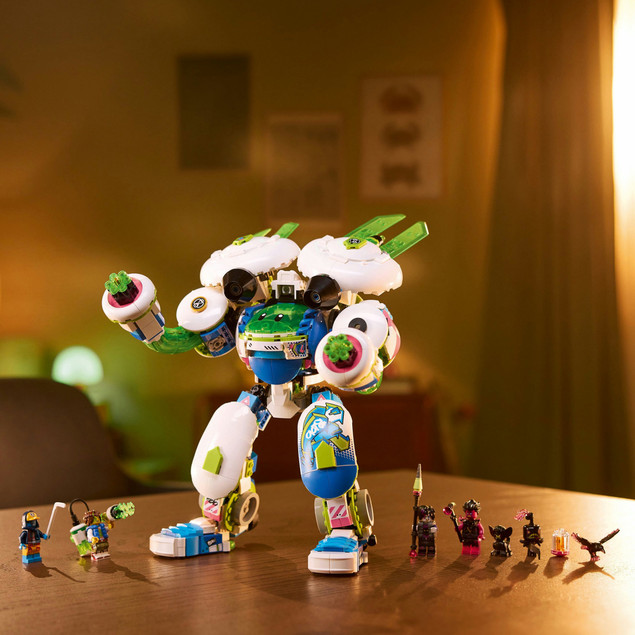 LEGO DREAMZzz 71485 Mech-rycerz Mateo i Z-Blob – Robot 3w1, Kreatywny Zestaw dla Dzieci