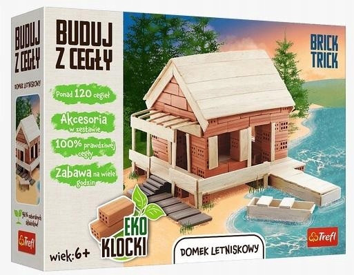 Klocki Trefl Brick Trick Domek Letniskowy 120 el. Cegły 6+