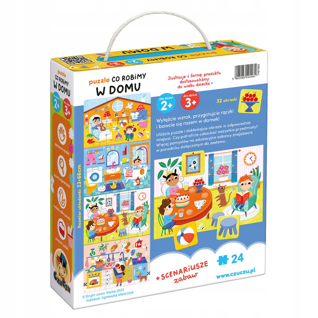 Puzzle 24 el. Co robimy w domu