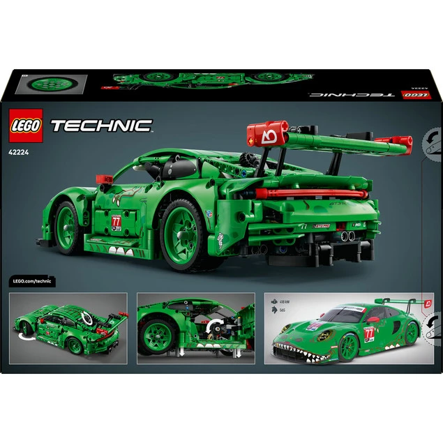 LEGO Technic 42224 Samochód Porsche 911 GT3 R REXY AO Racing_4