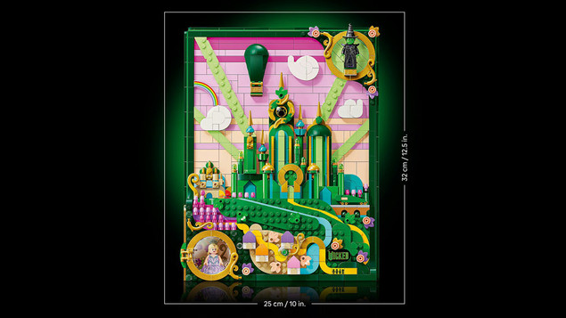 Klocki LEGO Wicked Obraz Emerald City (75685) – 1518 el. Kolekcjonerska Dekoracja