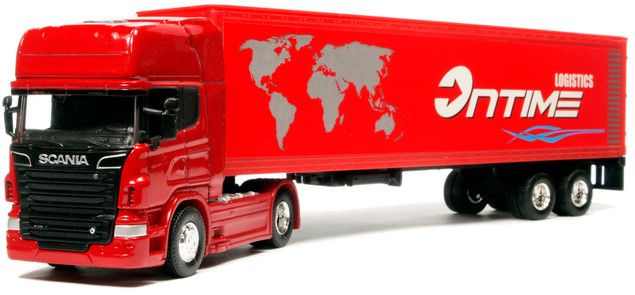 Model Welly Truck Scania V8 R730 1:64 Kolekcjonerski Samochód Dla Fanów