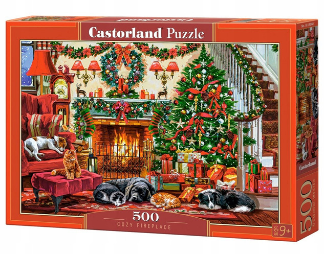 Puzzle 500 el. Cozy Fireplace Castorland
