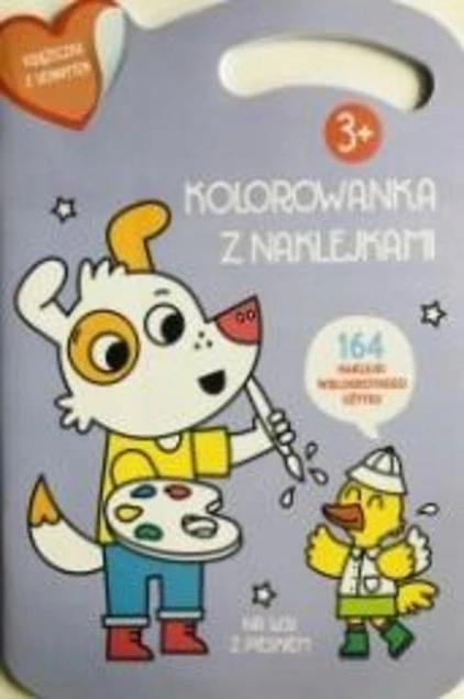 Kolorowanka Na Wsi z Pieskiem