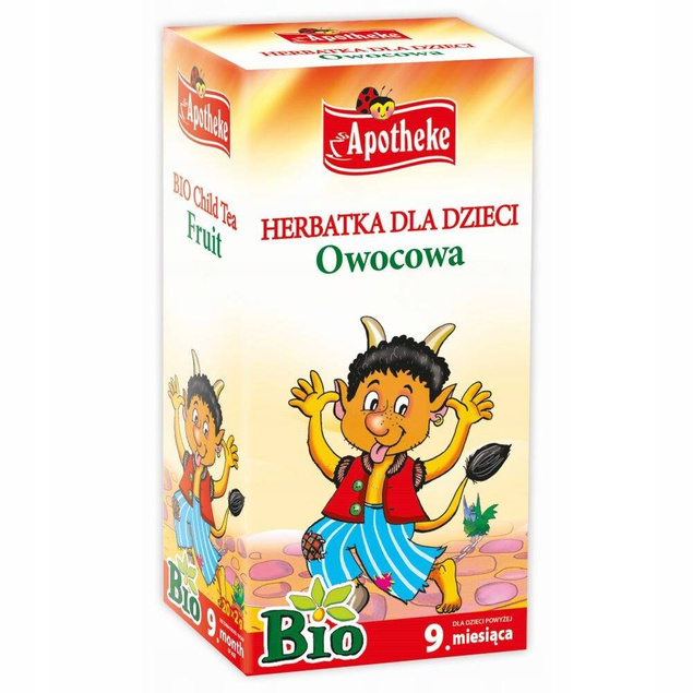 Herbatka Dla Dzieci Ekspresowa OWOCOWA BIO 40g Apotheke