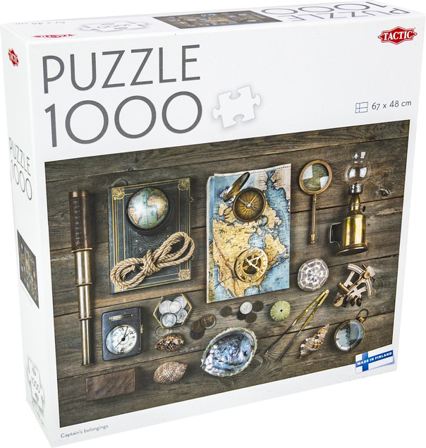 Tactic Puzzle 1000 "Captain's belongings" - Ekwipunek Kapitana