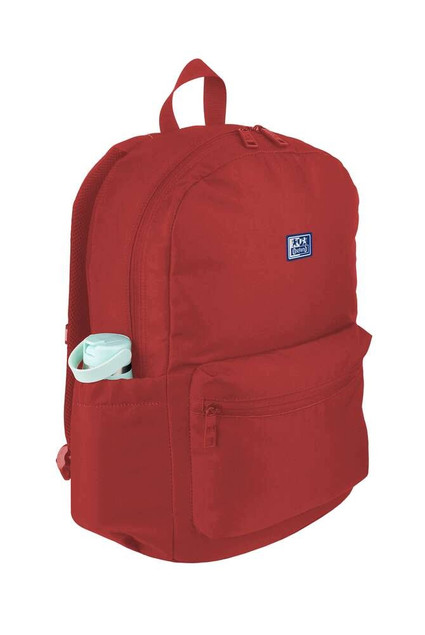 Plecak szkolny Oxford B-You 21L ceglany czerwony na laptopa 16" RPET