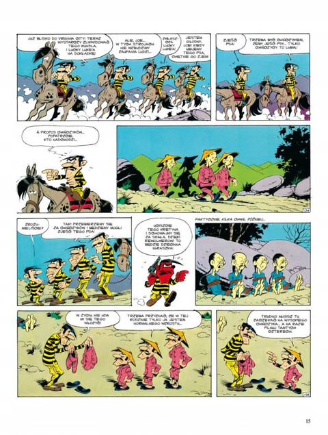 Lucky Luke Spadek dla Bzika Morris, René Goscinny