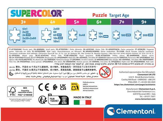 Clementoni Puzzle Frozen Kraina Lodu 60 Elementów 26318