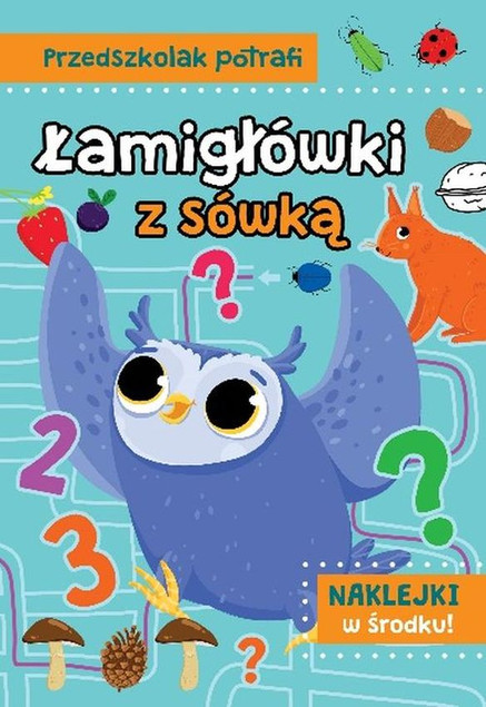 Łamigłówki z sówką Przedszkolak potrafi Natalia Kawałko-Dzikowska
