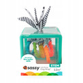 Sassy Kostka Sensoryczna Manipulacyjna Montessori Zielona z Krążkami 12m+