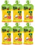 6x BOB SNAIL Smoothie MANGO KOKOS CYTRYNA Bez Dodatku Cukru Mus 120g