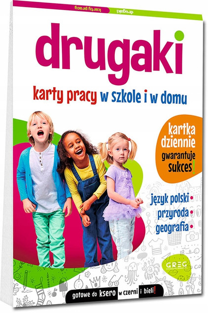 Karty Pracy Klasa 2 Drugaki Język Polski, Angielski Przyroda Geografia GREG