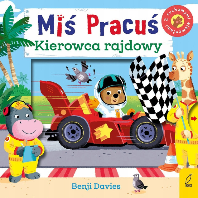 Miś pracuś. Kierowca rajdowy Benji Davies