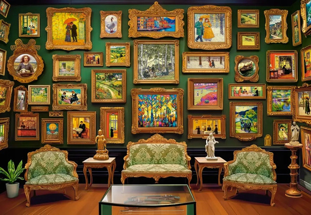 Puzzle 1000 Układanka SZTUKA Galeria Sztuki Obrazy Obraz 9+ Castorland