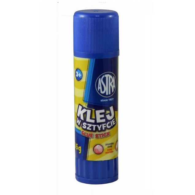 Klej w sztyfcie 36g Astra - przezroczysty bezpieczny