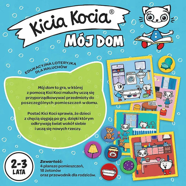Gra Kicia Kocia Mój Dom 2-3 lata