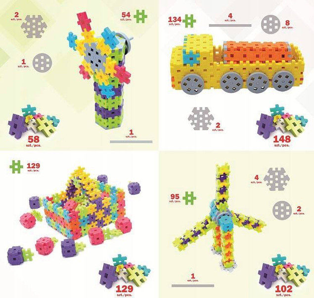 Meli Basic - klocki konstrukcyjne 400 elementów (3+)