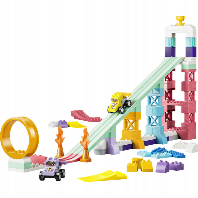 LEGO DUPLO 10478 Kreatywne Rampy 3w1 z Samochodzikami